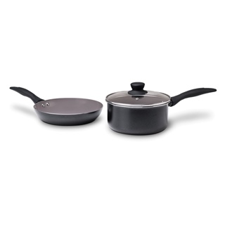 Jogo De Panelas Ceramic Life Brinox Tulip Antiaderente 8 Peças Preto