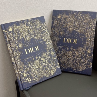 Natal Limitado Novo Bloco De Notas Azul E Ouro/Livro De Escrita Simples