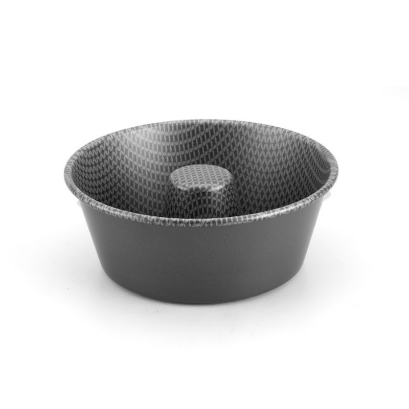 FORMA DE PUDIM ANTIADERENTE ALEGRETE 18 CM CINZA