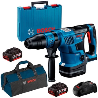 Martelete SDS-Max Perfurador Rompedor à Bateria 18V GBH 18V-36C BITURBO Brushless 2 Baterias 4,0Ah,