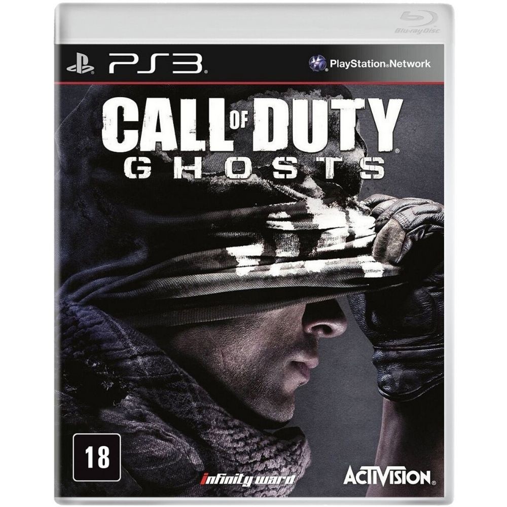 Call Of Duty Ghosts Ps3 Usado Com Nota Fiscal Midia Fisica