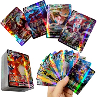 Lote 50 Cartas Pokémon Vmax V Gx Em Português Cartas Brilhantes