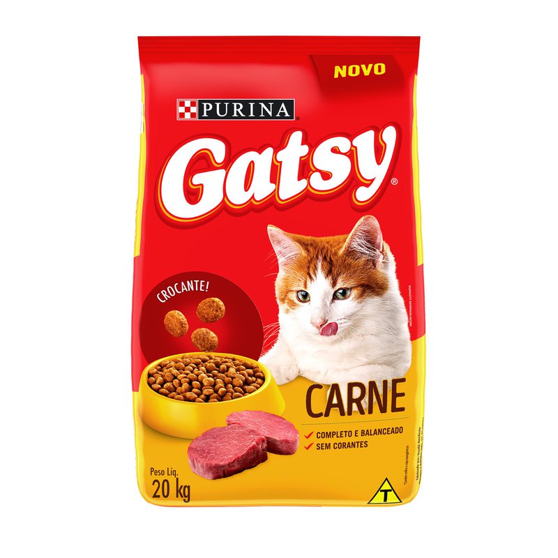 Gatsy Adultos Carne 20Kg | Shopee Brasil