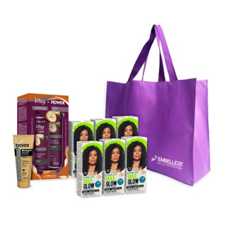 KIT MAXGLOW PRETO 1.0 TONALIZANTE + BOLSA