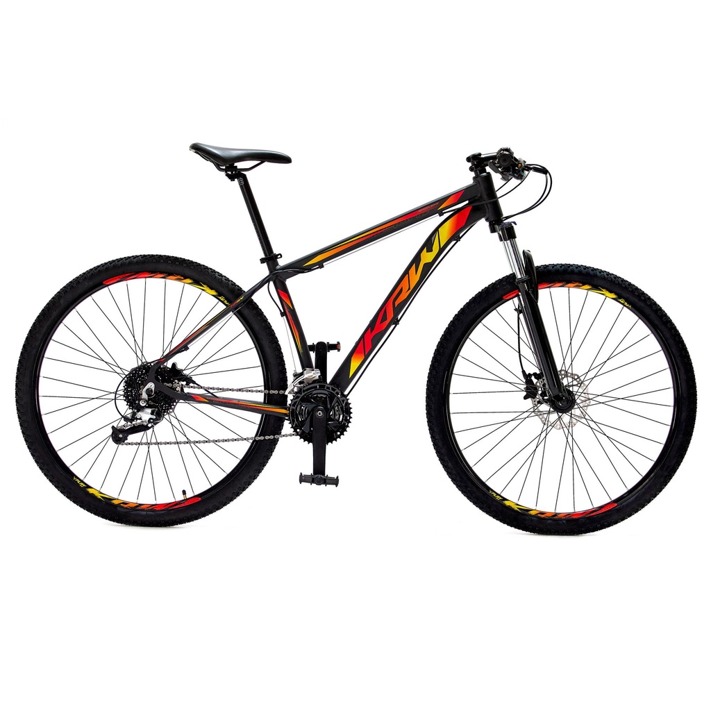 Bicicleta Aro 29 KRW Spotlight Alumínio Shimano Acera 27 Vel Freio Hidráulico com Trava SX13