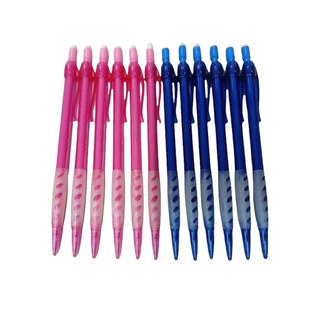Kit 14 Lapiseiras Escolar 0.5mm Tutti Ponta Media Azul Rosa