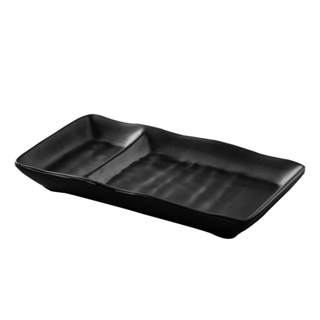 Prato Para Sushi Osaka Haus Concept 18 x 9,5 x 2,5 cm Preto fosco