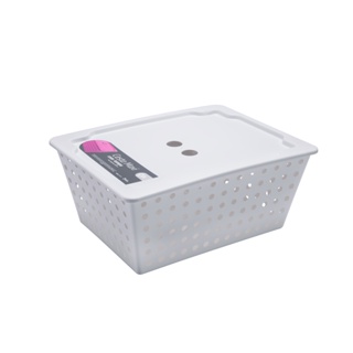 Cesta Organizadora Coza One Maxi 12,9 Litros 39 x 30 x 16,8 cm Branco