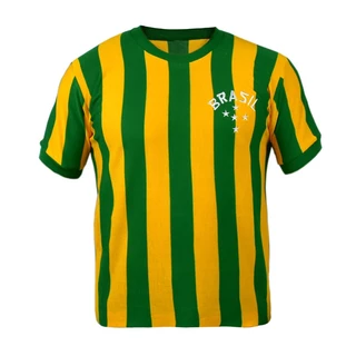 Camisa Retrô Brasil Listrada