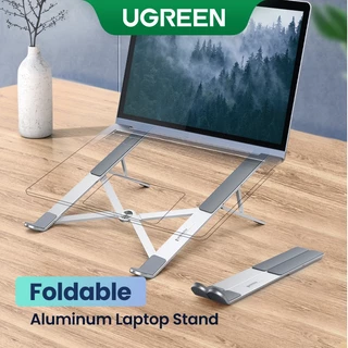UGREEN Laptop Stand Holder compatible for MacBook Air Pro Notebook Adjustable Foldable Aluminum Laptop Notebook Stand For PC 11/13/17 Inch