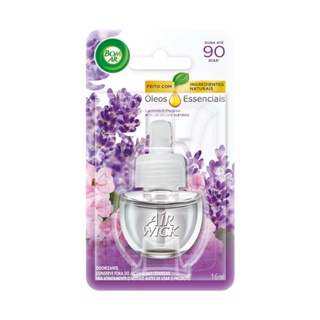 Aromatizador Bom Ar Elétrico Liquido Lavanda e Gerânio + Refil 16ml