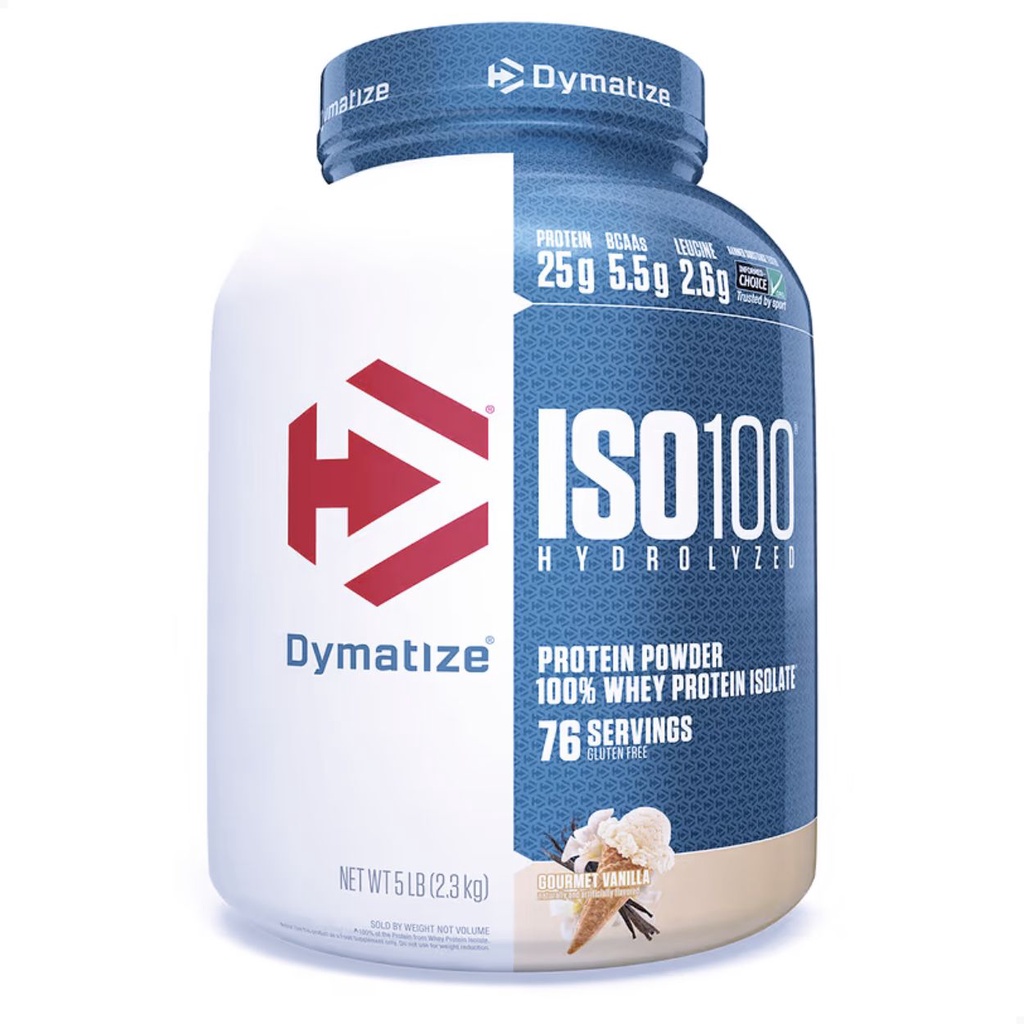 Whey Iso 100 Hidrolisado Isolado 2,3kg Dymatize – Baunilha Gourmet