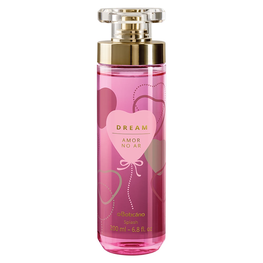 O BOTICARIO DREAM AMOR NO AR DES COLONIA SPLASH 200ml | Shopee Brasil