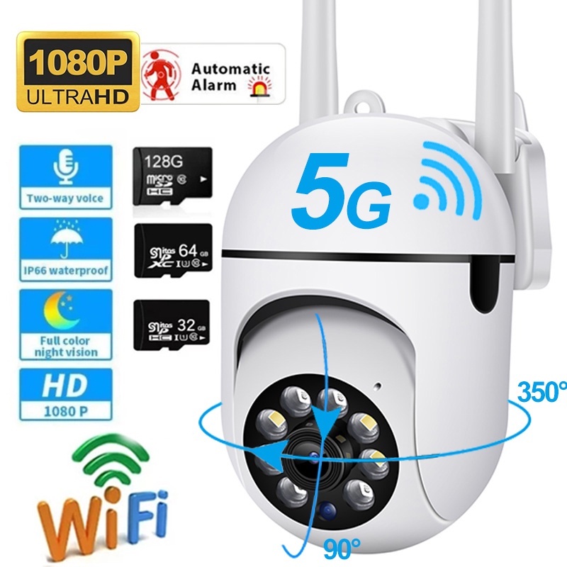 IP Camera Wi-Fi Speed Dome Full color night Vision Smart Camera 360 ...