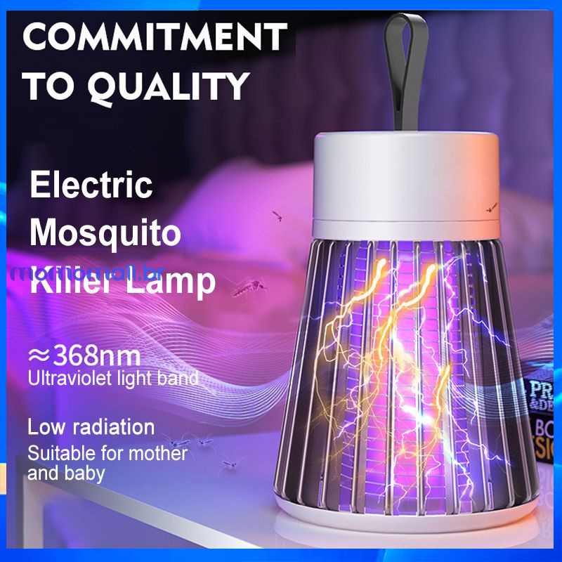 Lâmpada Elétrica Forte Mata-Mosquitos Repelente Led Uv Eletrônico Pernilongo Insetos USB Eliminador De Mosquiteiro