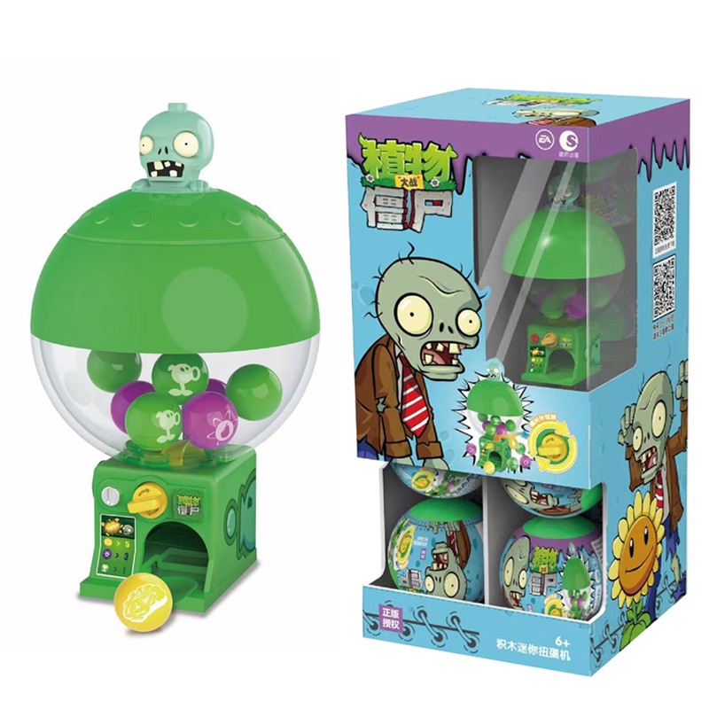 Plants vs zombies 2 genuíno 12 estilo boneca, jar surpresa