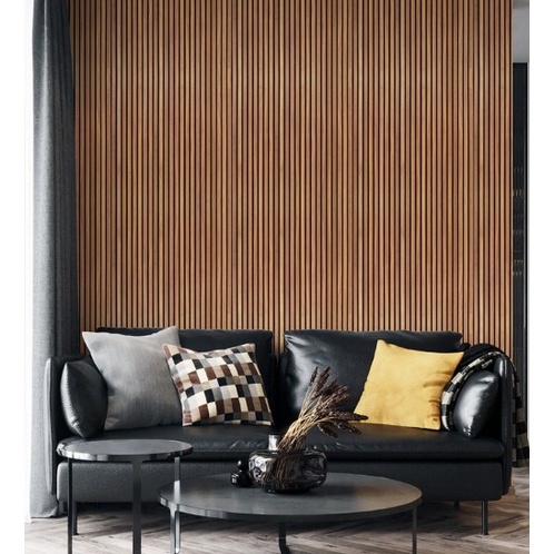 Papel de Parede PREMIUM Rolo 5 Metros Autoadesivo 3D Madeira Ripado 45cmx5m