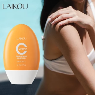 LAIKOU Protetor Solar UV Vitamina C Brilhante SPF50 PA + + Suncream 50g