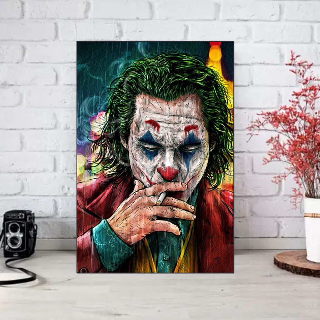 Quadro Decorativo para Sala Quarto Escritório Coringa | Shopee Brasil