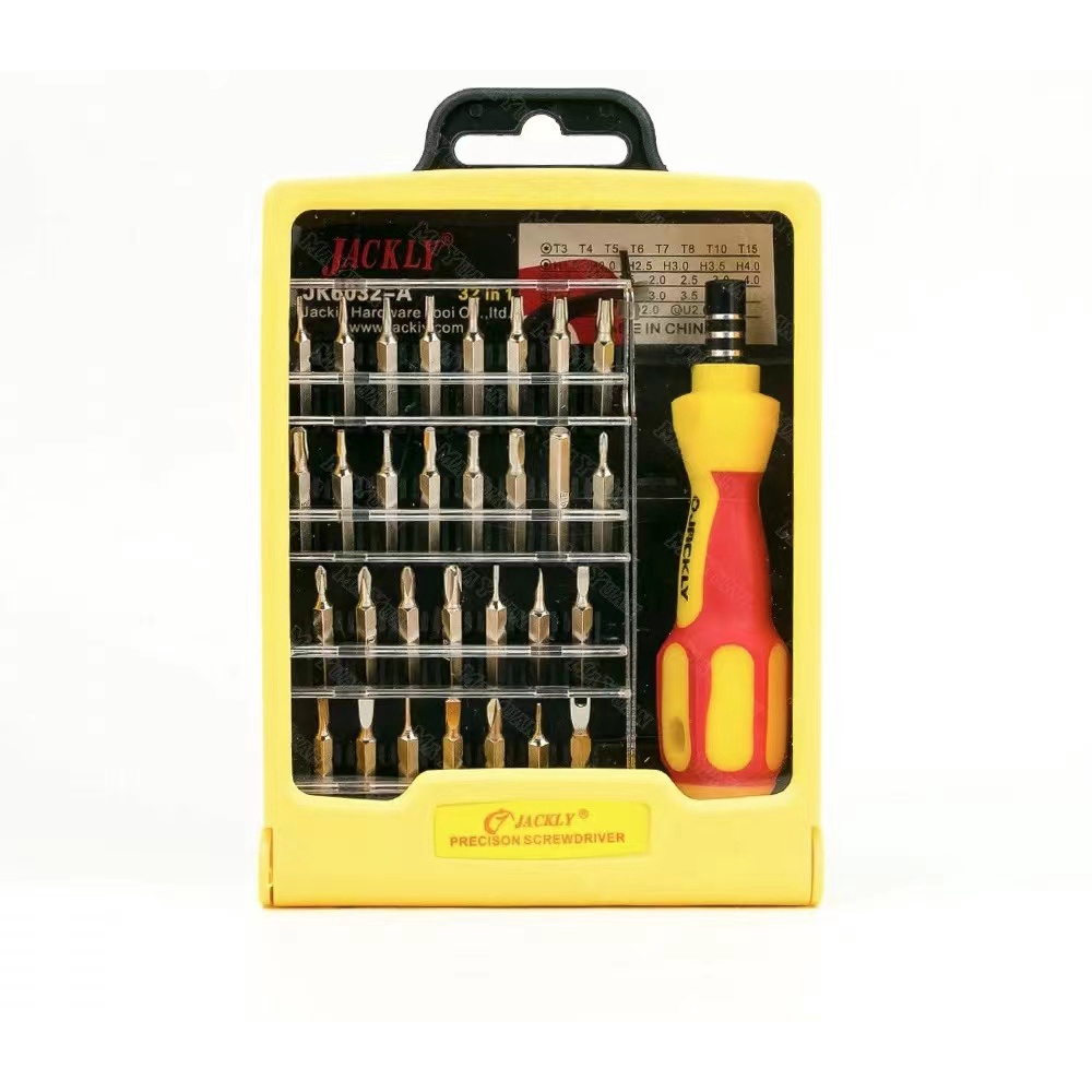 Kit Jogo Chaves Ferramentas De Precisão 32 Peças Imã E Pinçã