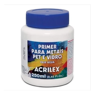 Primer Para Metais Pet E Vidro Acrilex - 250 Ml