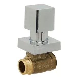 Registro de Pressão Para Chuveiro 1416 3/4 Quadrado Cromado ABS Completo