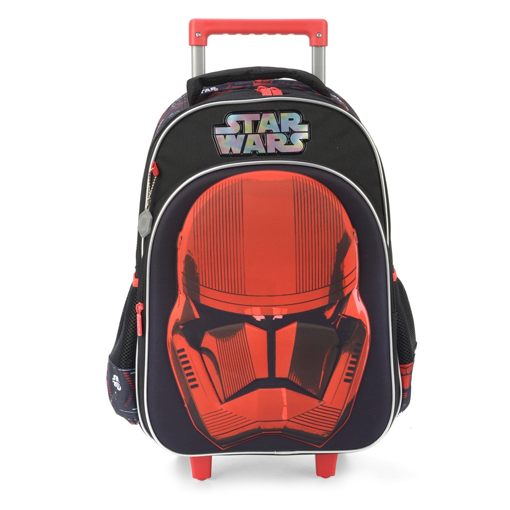 Mochila De Rodinhas Escolar Star Wars Preta Luxcel | Shopee Brasil
