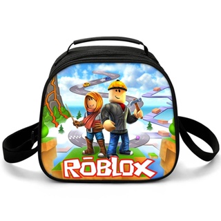 Roblox Lancheira Infantil Com Isolamento Diagonal Bolsa De Desenho Animado  Anime Meninos E Meninas Escolar Para Estudantes