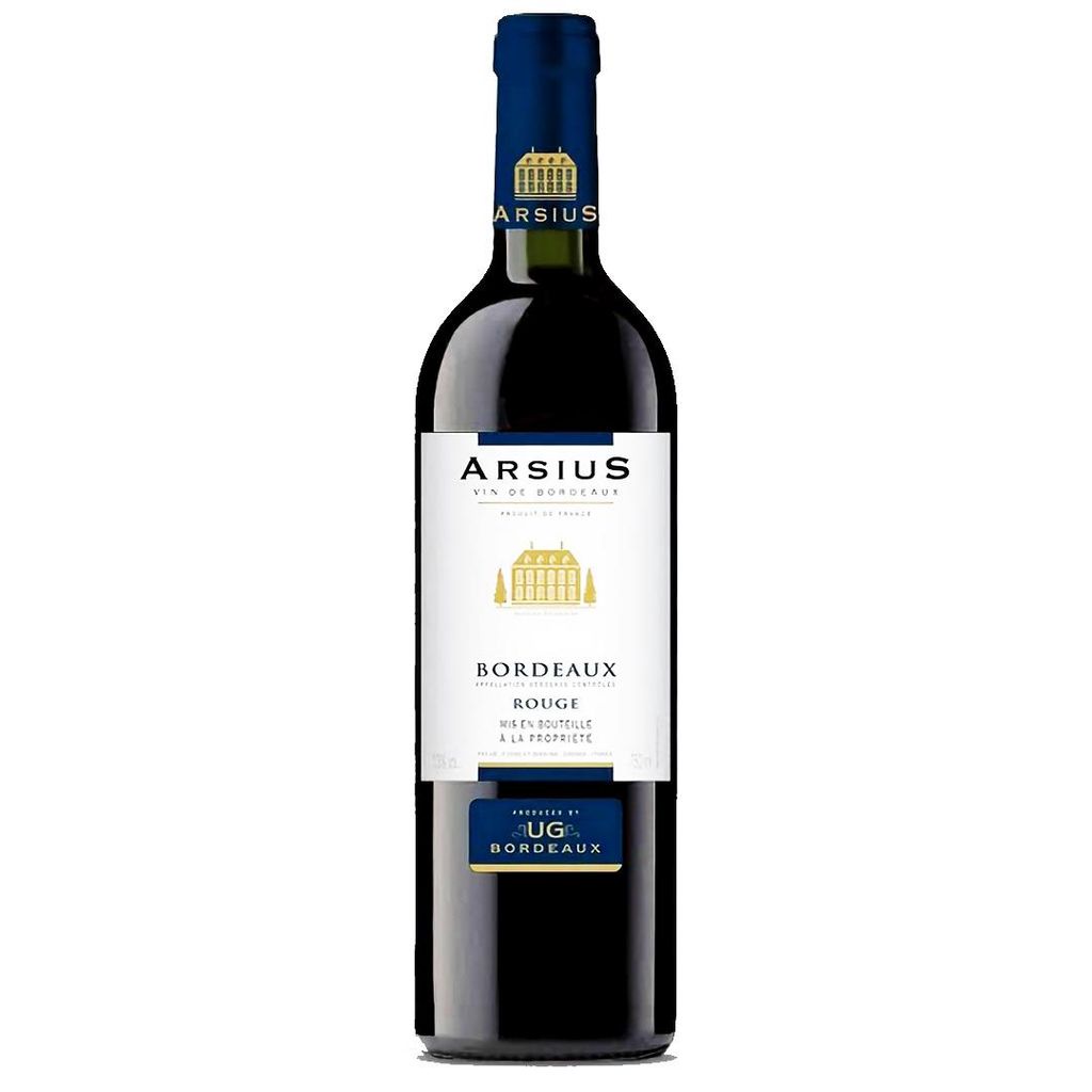 Vinho Arsius Bordeaux Rouge Tinto 750ml | Shopee Brasil