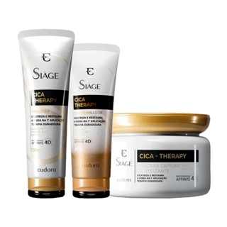 Kit Eudora Siáge Cica Therapy - Shampoo e Condicionador e Máscara em Oferta na Shopee