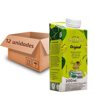 12x Bebida Castanha de Caju A TAL DA CASTANHA 200ml