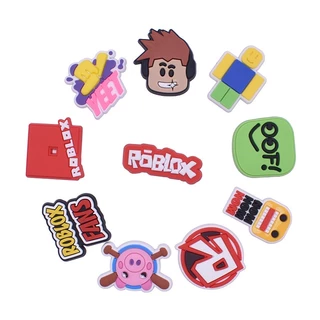 Acessórios De Moda Jibbitz Criativos " Série ROBLOX " Sapato De Desenho Animado Buckle DIY Shoes Charm