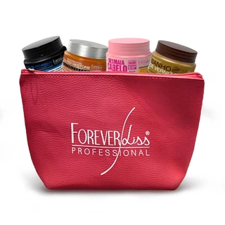 Necessaire Recheada com 4 Mini Máscaras Forever Liss em Oferta na Shopee