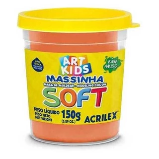 Massinha Acrilex 150g Soft Laranja