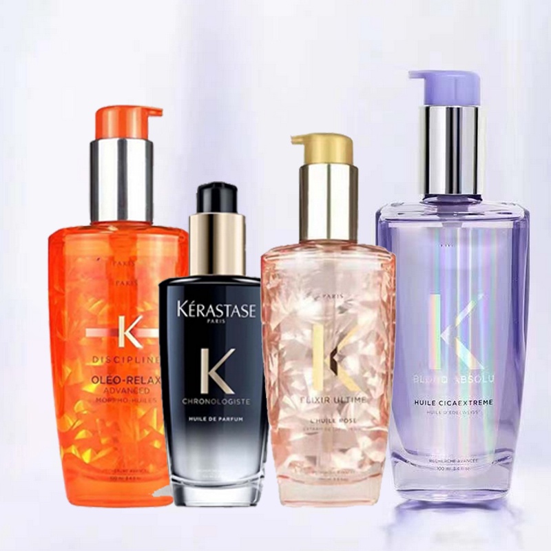 Kerastase Elixir Ultime L'Huile Rose 100ml-Óleo Radiante Para Cabelos Coloridos