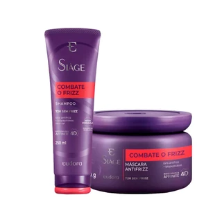 Kit Eudora Siáge Combate o Frizz - Shampoo e Máscara em Oferta na Shopee