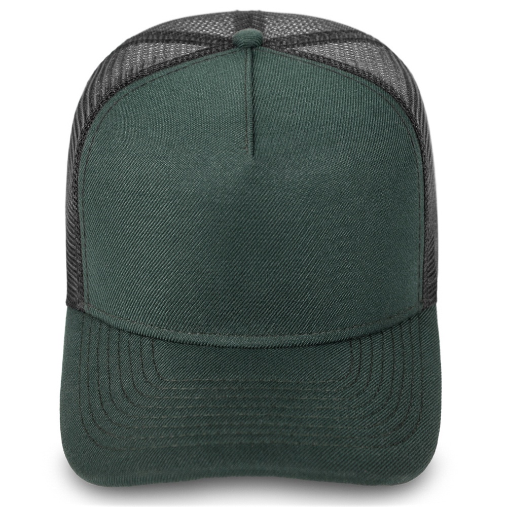 Boné MXC BRASIL Snapback Aba Curva Trucker Liso Básico Verde