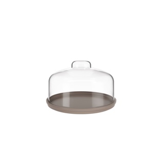 Boleira Prato Com Cúpula Coza Cozy Pequena Ø 19,5 cm Warm Gray