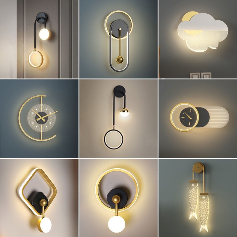 Sconce Sala De Estar Luminária De Parede Moderna Arandela Led Nordic