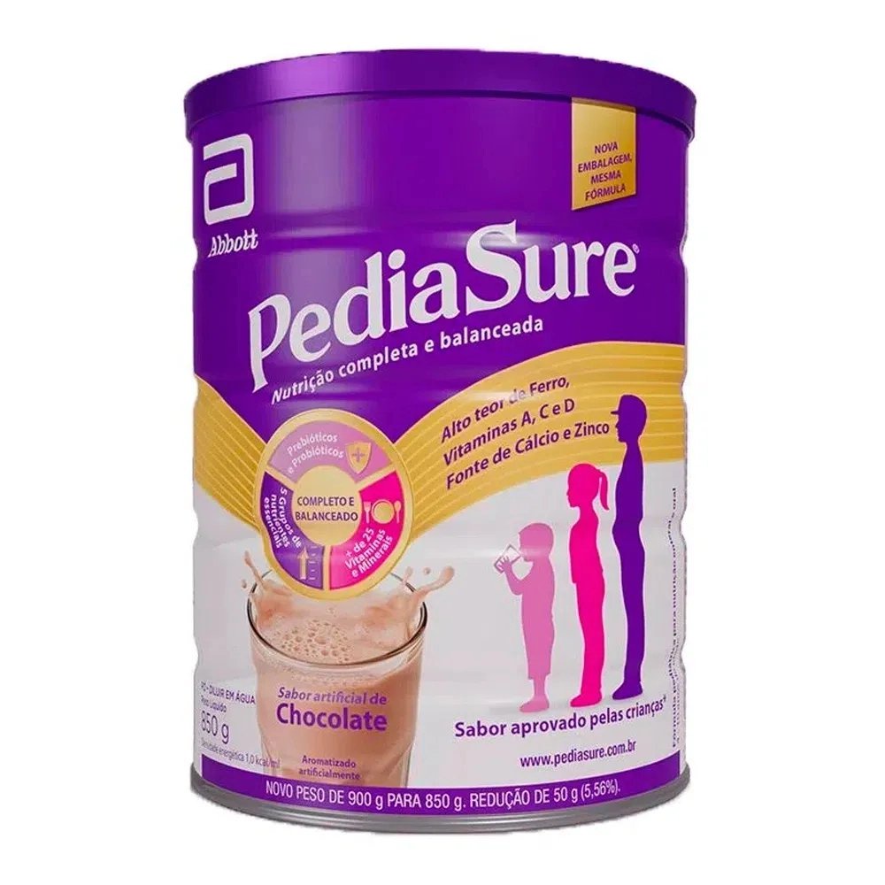 Formula Infantil Em Po Sem Gluten Abbott Pediasure 850g | Shopee Brasil