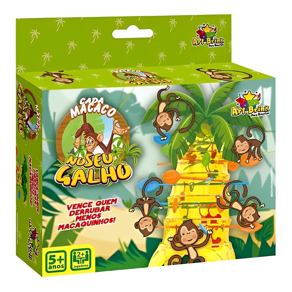 Jogo Tabuleiro Cada Macaco No Seu Galho 4 Jogadores Família - Loja Zuza  Brinquedos