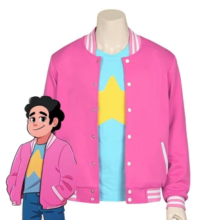 Novo Estilo De Camisa De Quartzo Casaco Anime Universo Boy Steven cosplay (Conjunto De Duas Peças)