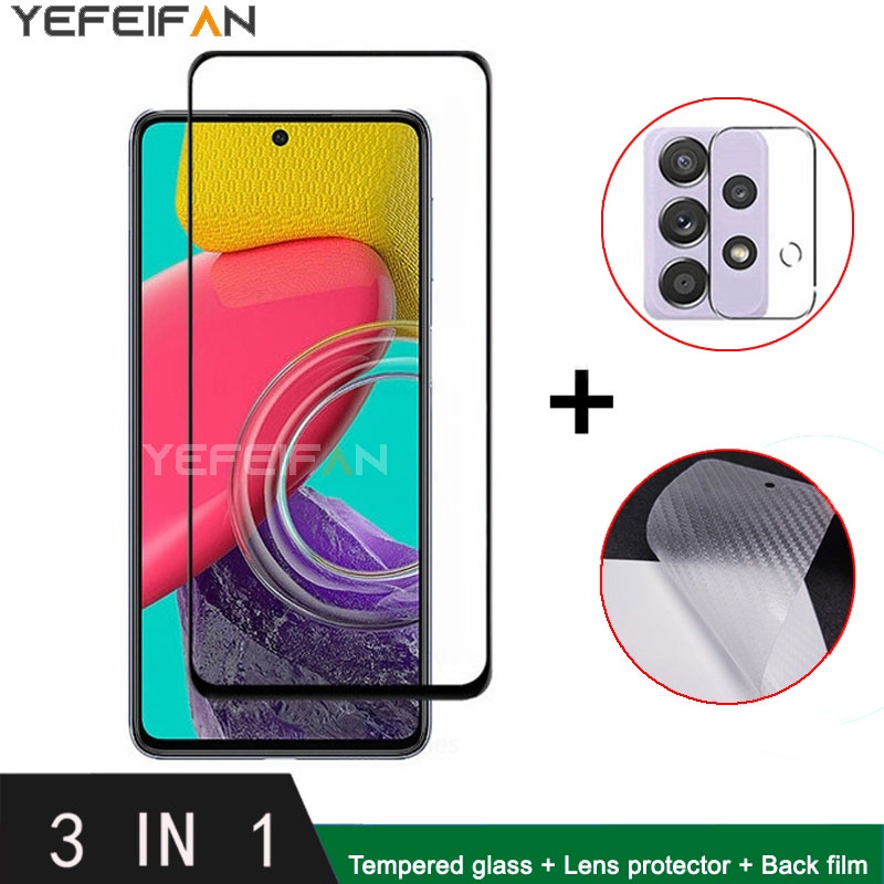 Película De Vidro 3 Em 1 TECNO Camon 17 Pro Pop 5 LTE Pova 3 2 Spark 6 Go 8 8P 18 18P Cobertura Total Temperado