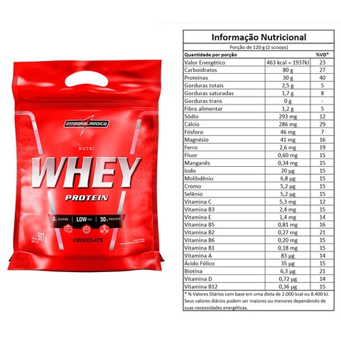 Nutri Whey Protein Refil 900g - Integralmedica — foto 1 — Achou Levou Brasil