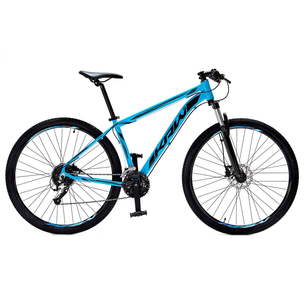 Bicicleta Aro 29 KRW Spotlight Alumínio Shimano Altus 24 Vel Hidráulico Suspensão c/ trava SX17