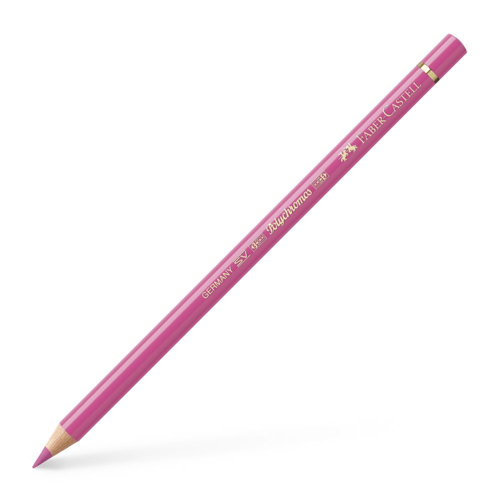 Lápis De Cor Polychromos 129 Garanca Rosa Ref. 110129 Faber-Castell ...