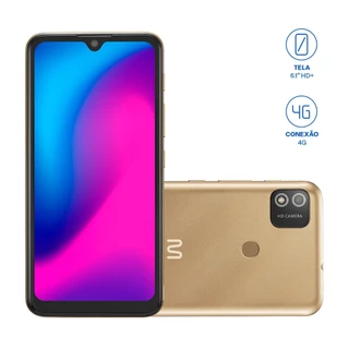 Celular Smartphone Multilaser G2 P9155 32GB 2GB Dourado 6,1