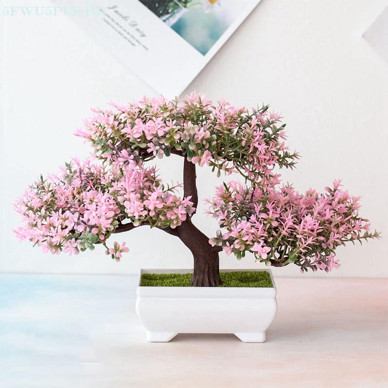 Flor Plástica Natural Realista Bonsai Adequado Para O Festival De Ano Novo Do Casamento
