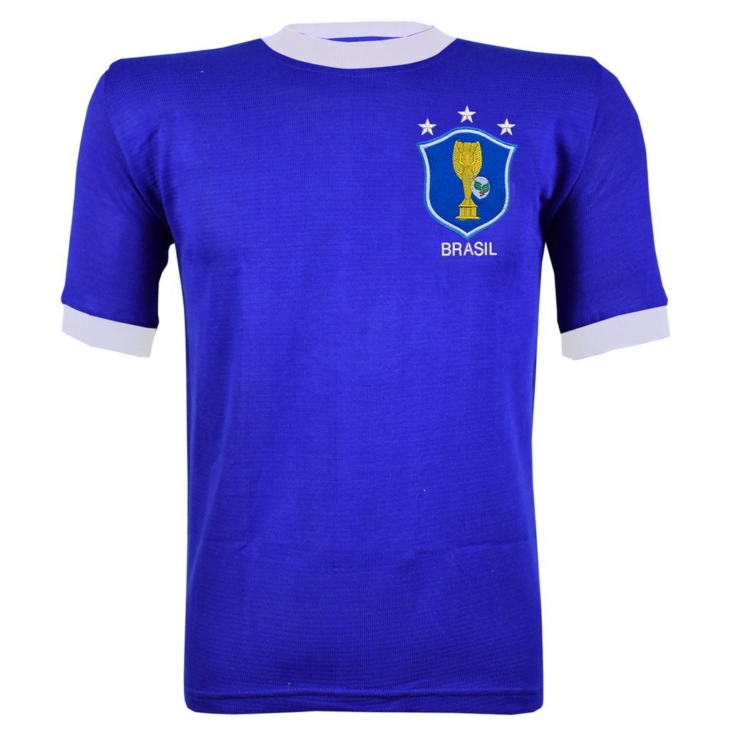 Camisa Canarinho Retrô 1982 Azul