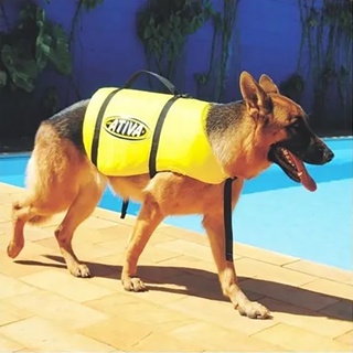 Colete Salva Vidas Pet Vest Ativa Tam GG Amarelo